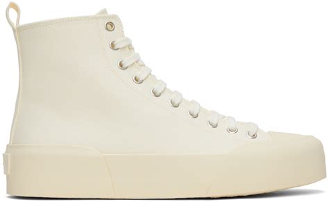 jil sander high-top sneakers